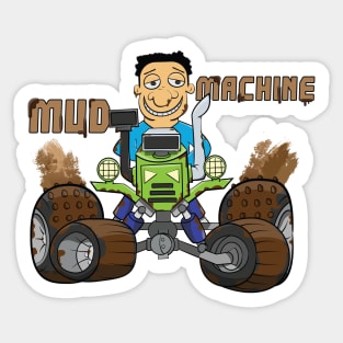 Mud Machine Off Road Truck Tractor Sticker